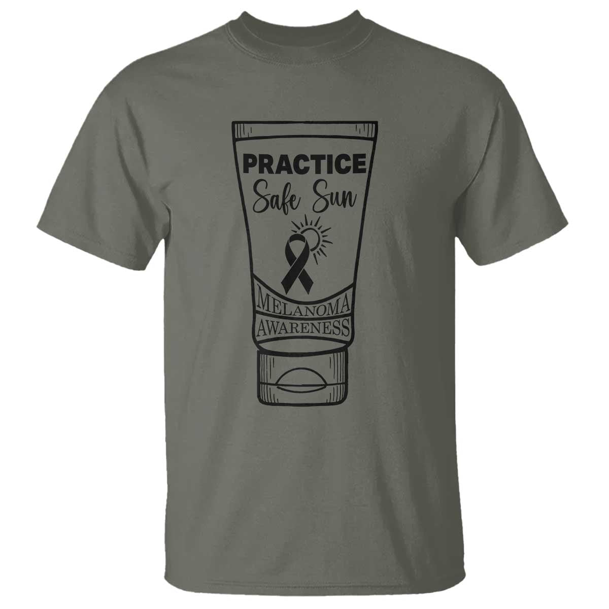 Skin Cancer Prevention T Shirt Practice Safe Sun Awareness Gift