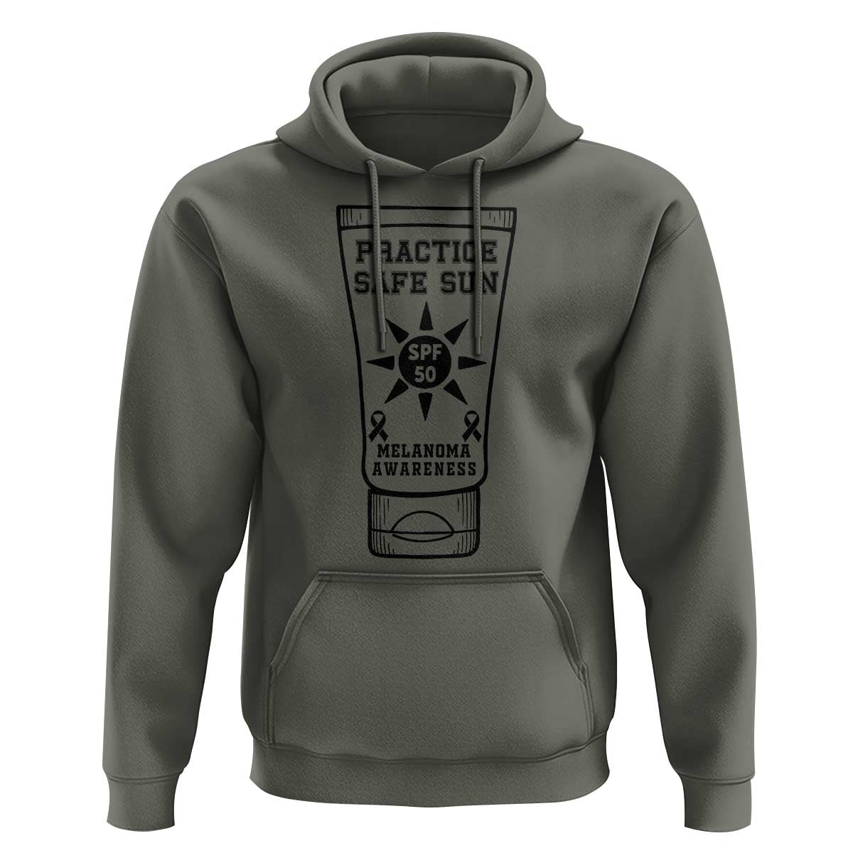 Practice Safe Sun Hoodie Funny Melanoma Skin Cancer Graphic