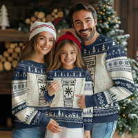 Practice Safe Sun Ugly Christmas Sweater Funny Melanoma Skin Cancer Graphic