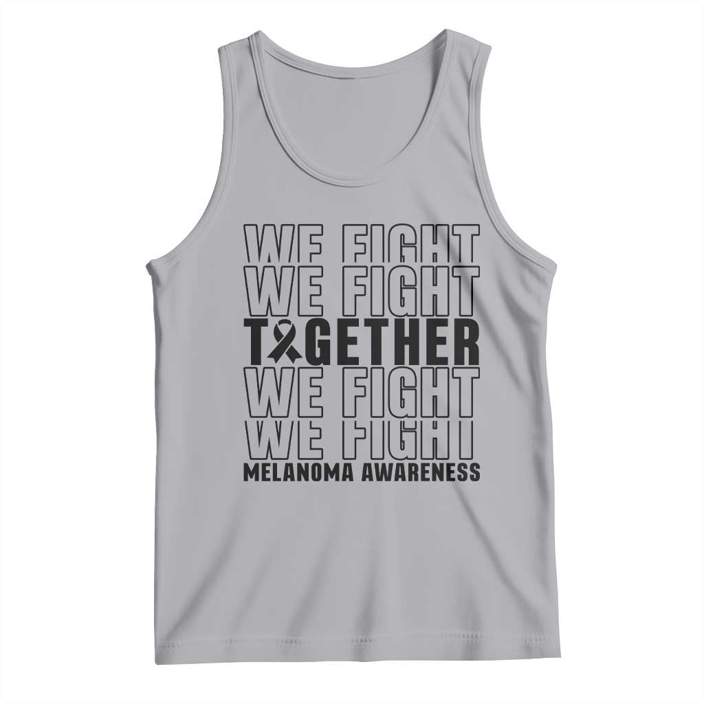 Melanoma Support Warrior Tank Top We Fight Together