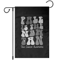 Skin Cancer Warrior Garden Flag Pale Is The New Tan