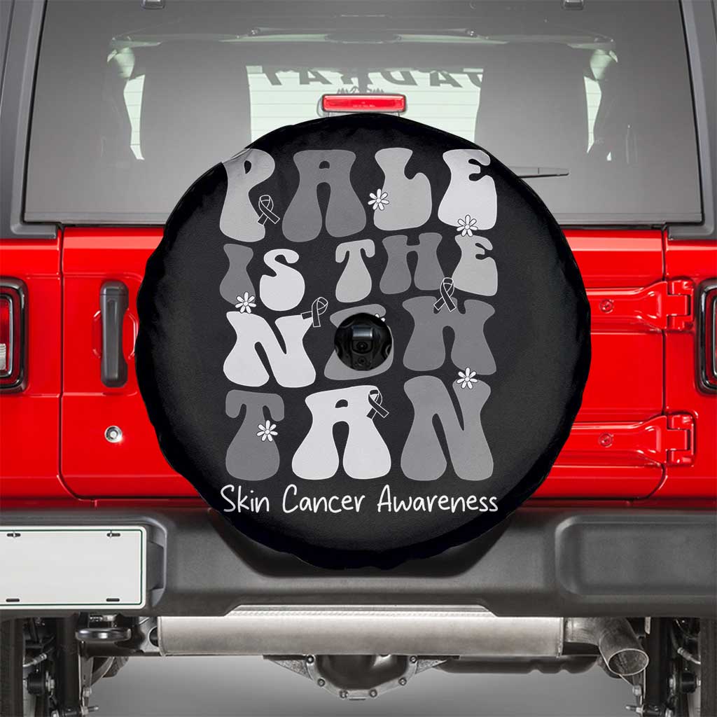Skin Cancer Warrior Spare Tire Cover Pale Is The New Tan