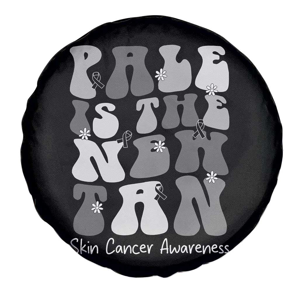 Skin Cancer Warrior Spare Tire Cover Pale Is The New Tan