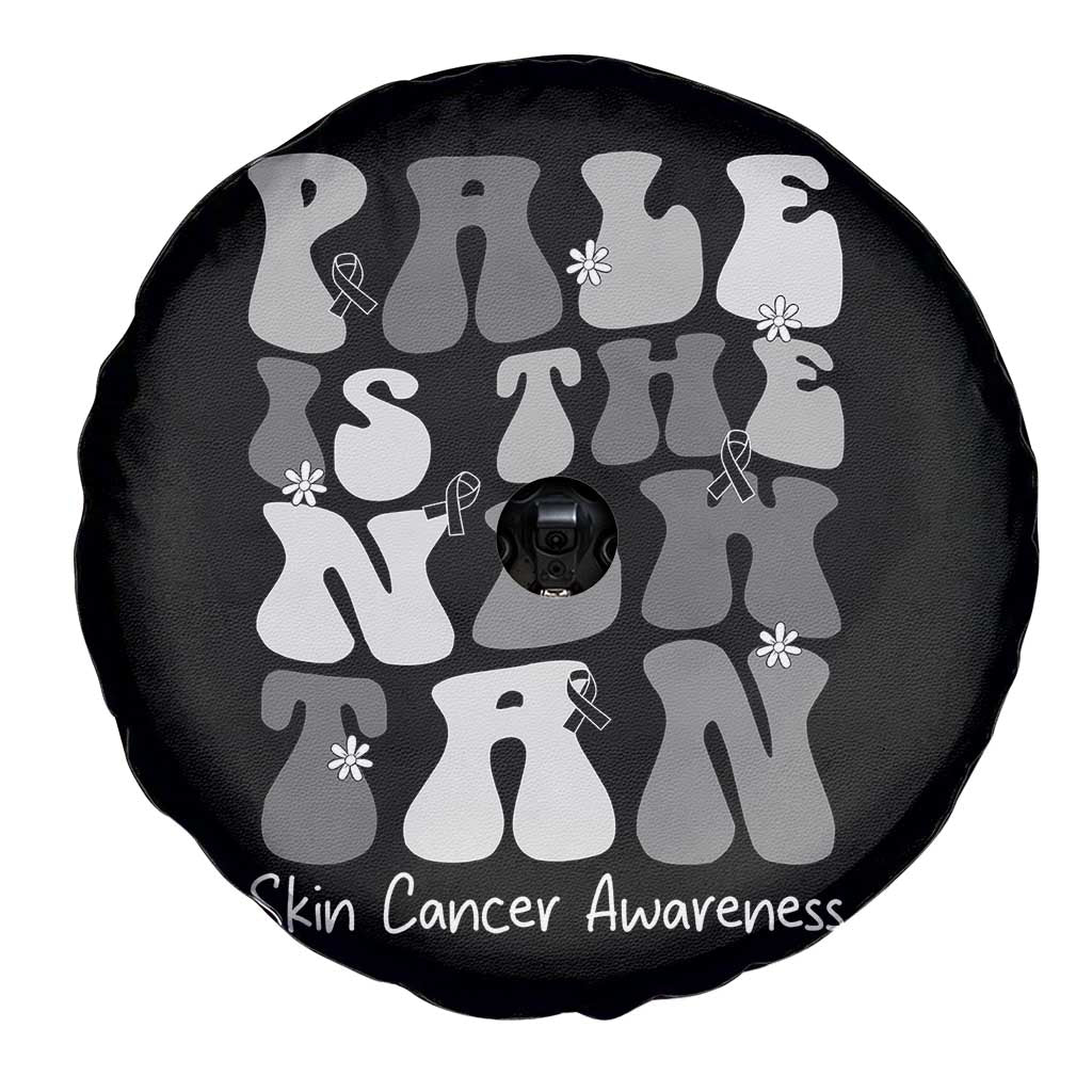 Skin Cancer Warrior Spare Tire Cover Pale Is The New Tan