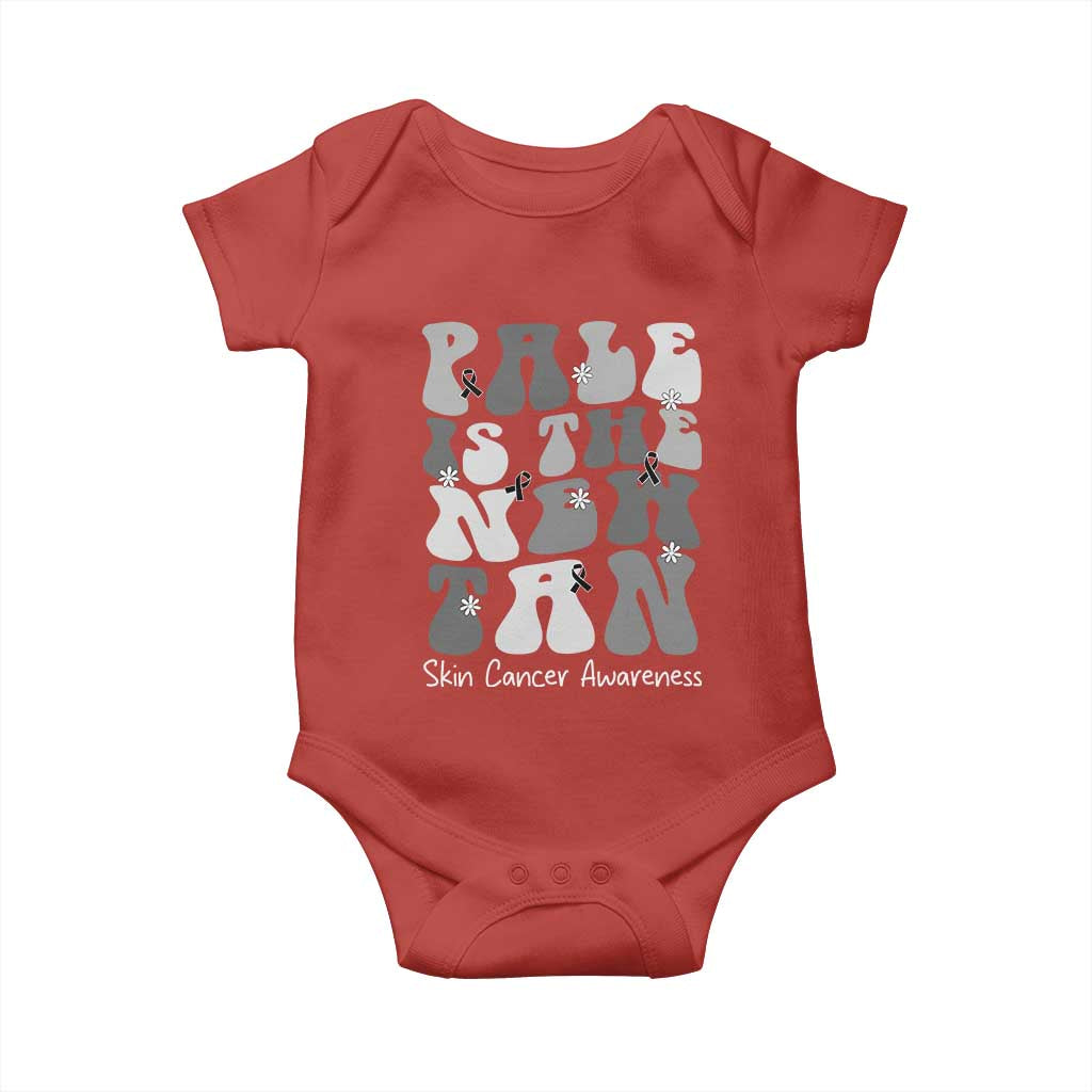 Skin Cancer Warrior Baby Onesie Pale Is The New Tan