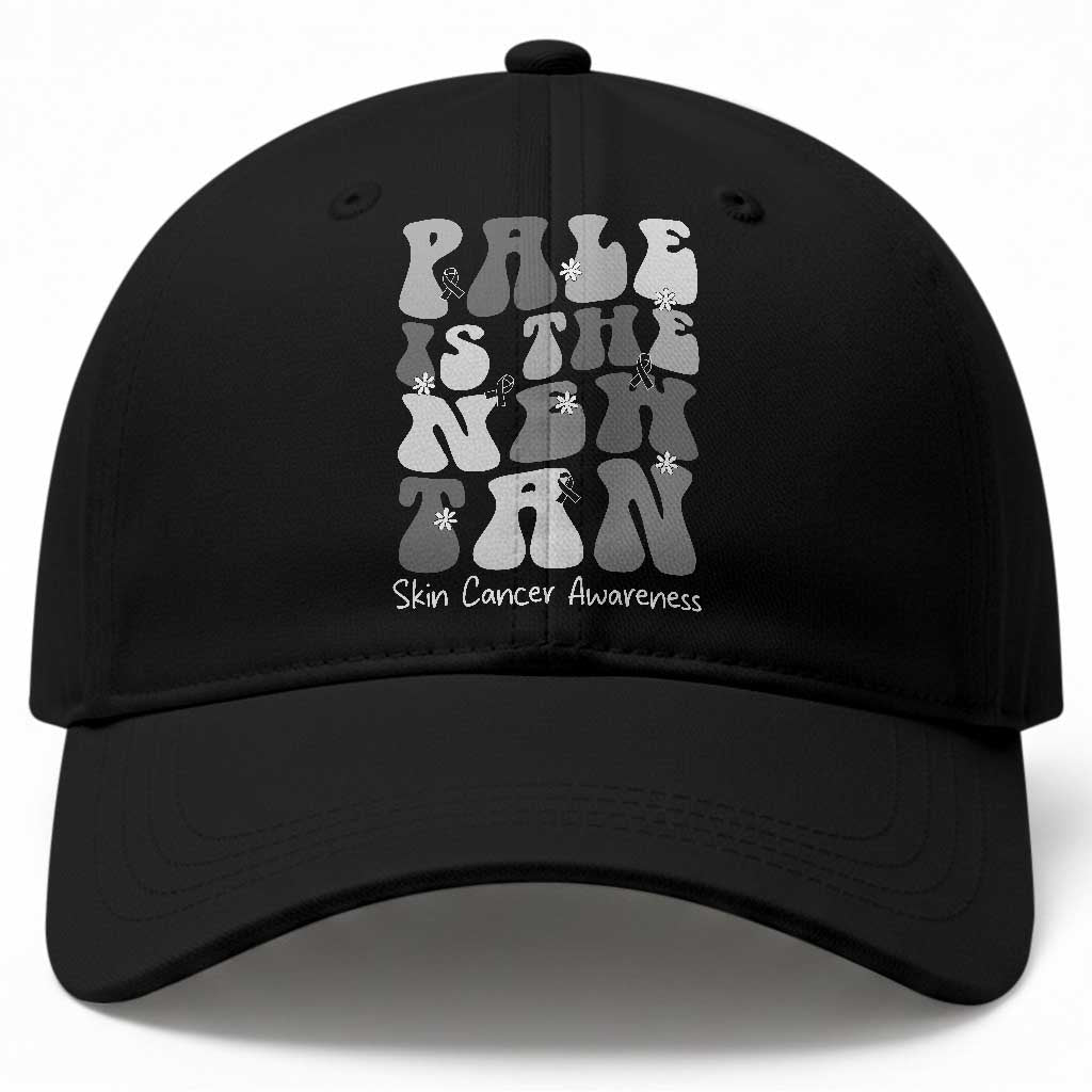 Skin Cancer Warrior Baseball Cap Pale Is The New Tan