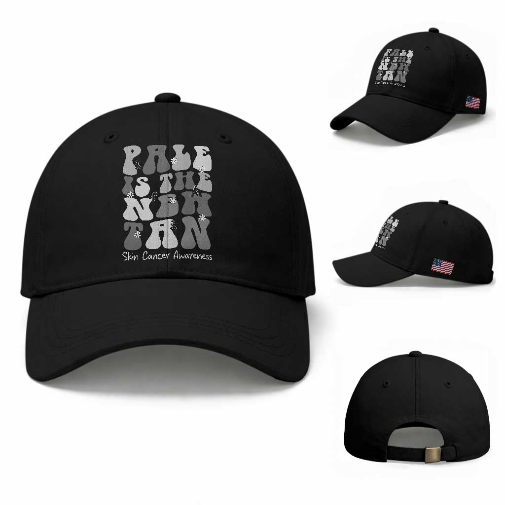 Skin Cancer Warrior Baseball Cap Pale Is The New Tan