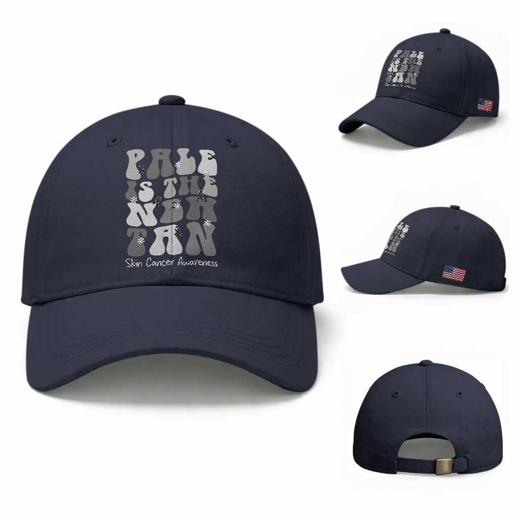Skin Cancer Warrior Baseball Cap Pale Is The New Tan