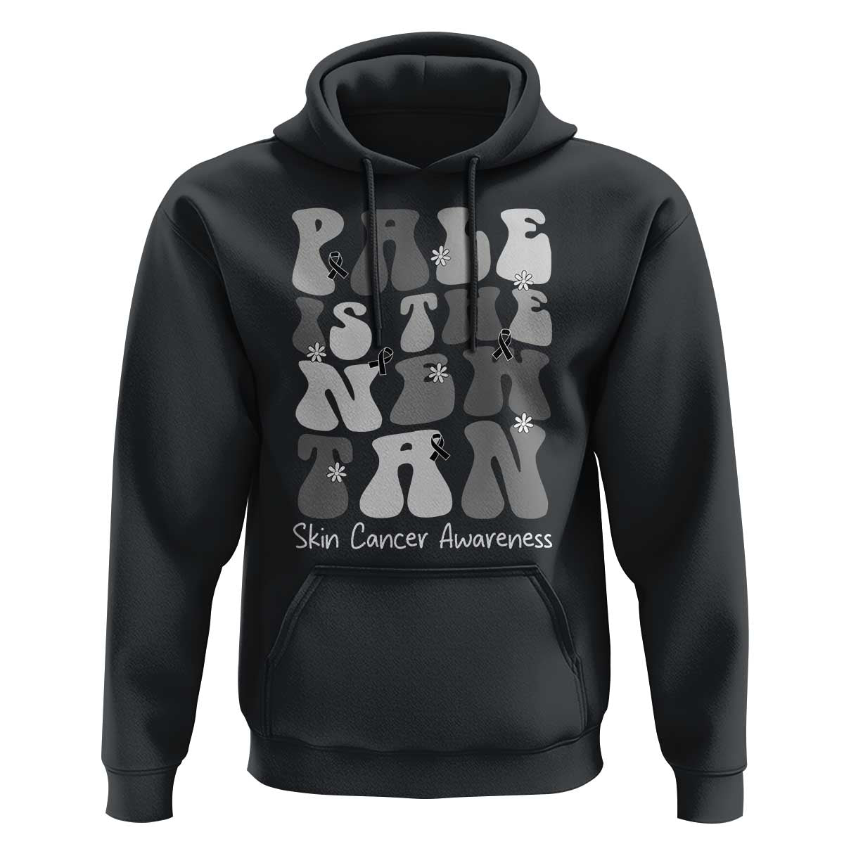 Skin Cancer Warrior Hoodie Pale Is The New Tan