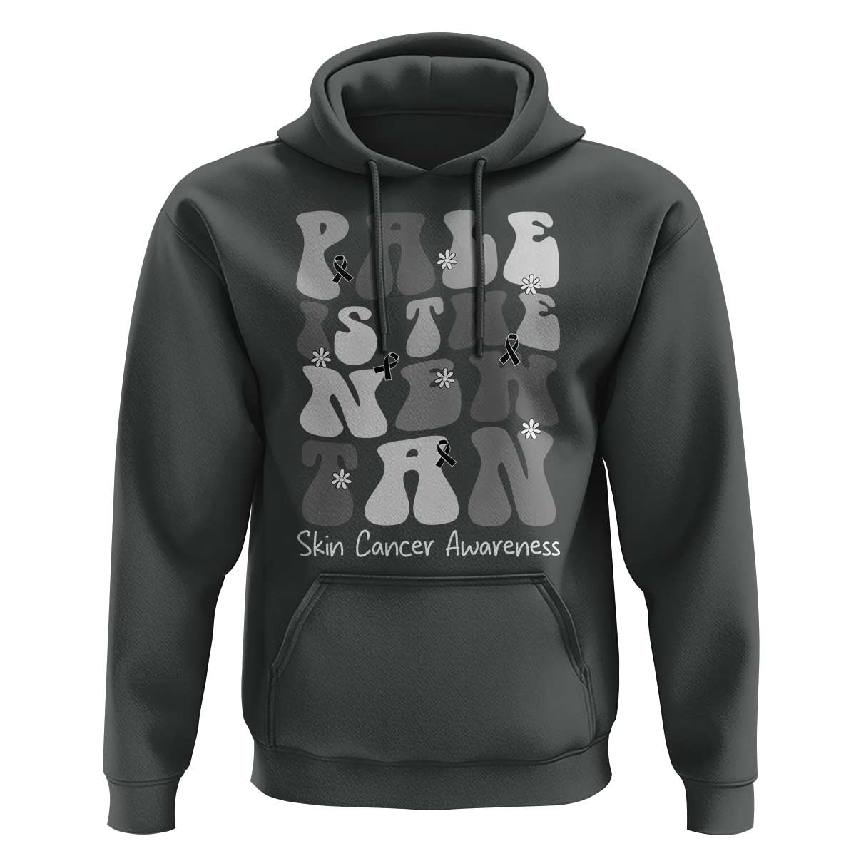 Skin Cancer Warrior Hoodie Pale Is The New Tan