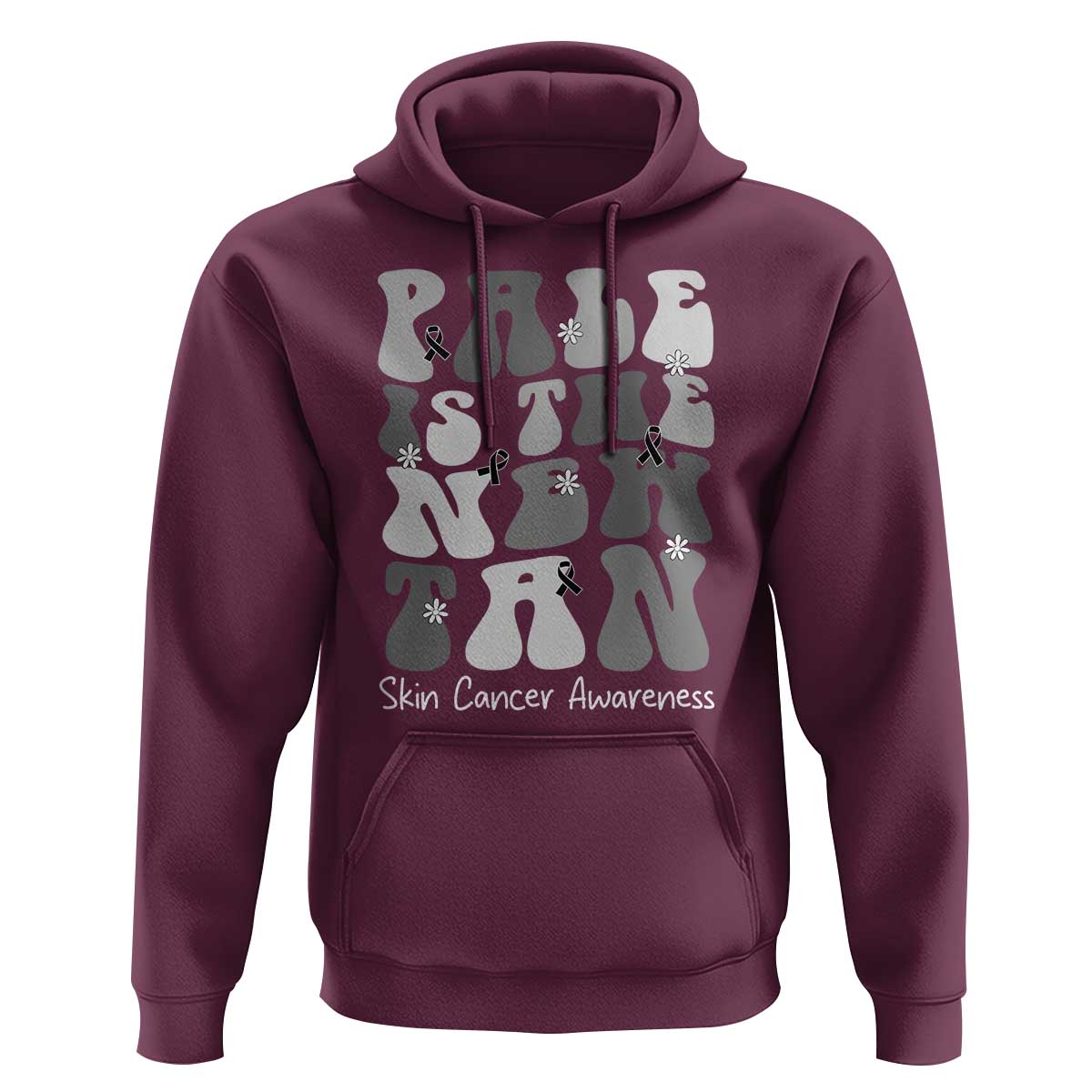Skin Cancer Warrior Hoodie Pale Is The New Tan