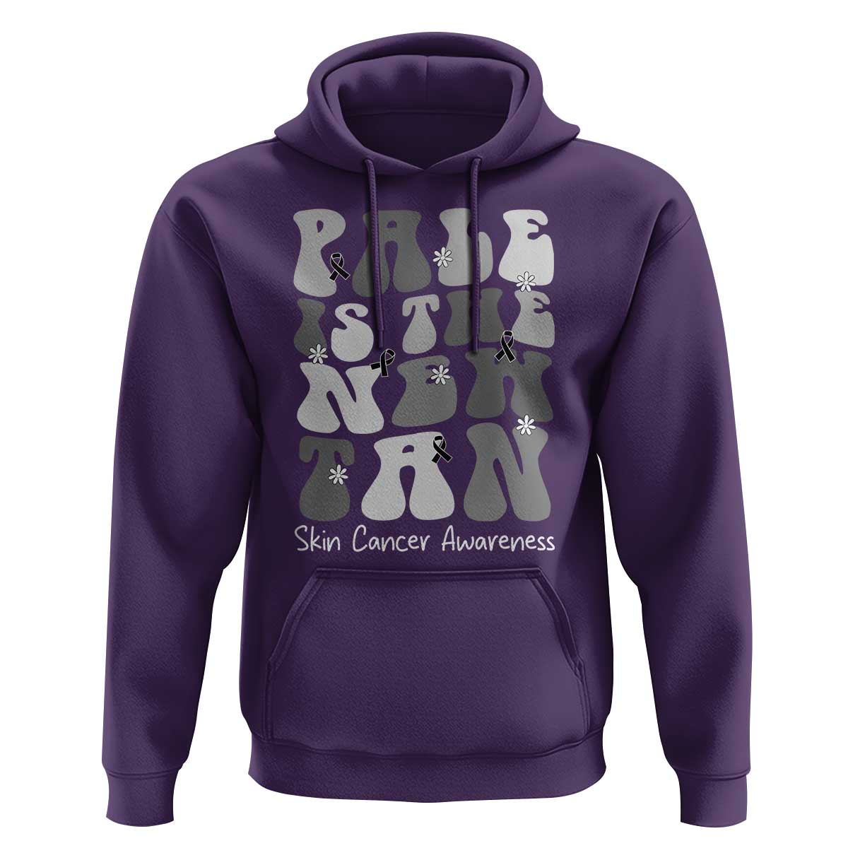 Skin Cancer Warrior Hoodie Pale Is The New Tan