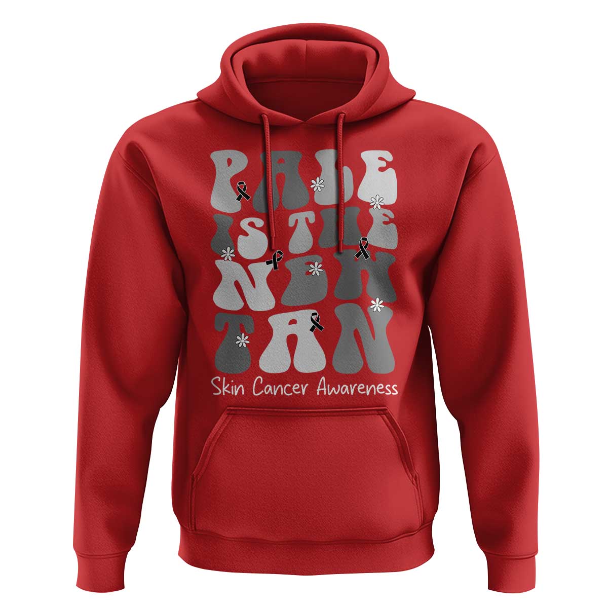 Skin Cancer Warrior Hoodie Pale Is The New Tan