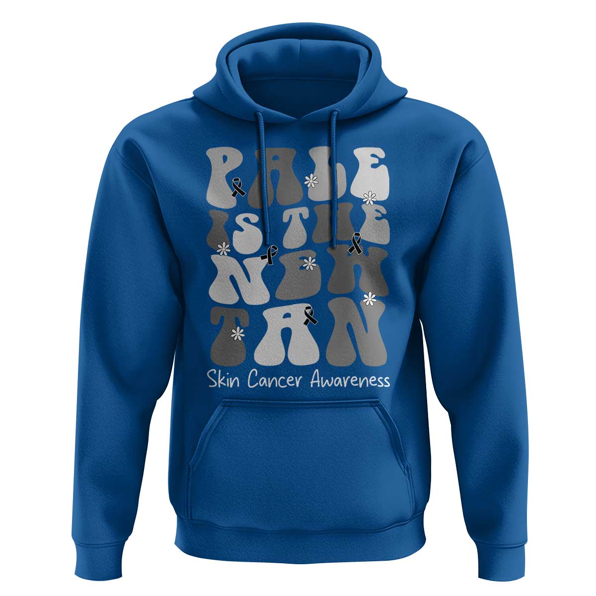 Skin Cancer Warrior Hoodie Pale Is The New Tan