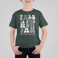 Skin Cancer Warrior T Shirt For Kid Pale Is The New Tan