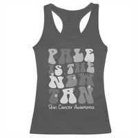 Skin Cancer Warrior Racerback Tank Top Pale Is The New Tan