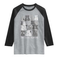 Skin Cancer Warrior Raglan Shirt Pale Is The New Tan