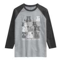 Skin Cancer Warrior Raglan Shirt Pale Is The New Tan