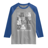 Skin Cancer Warrior Raglan Shirt Pale Is The New Tan
