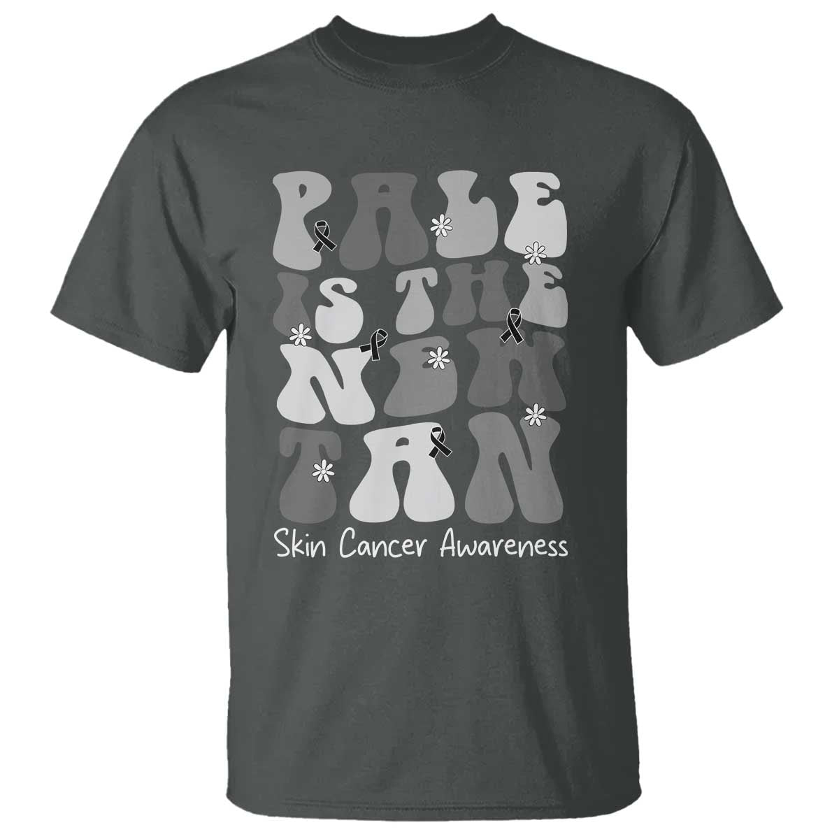 Skin Cancer Warrior T Shirt Pale Is The New Tan