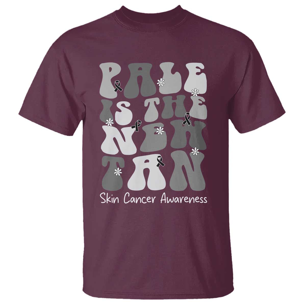 Skin Cancer Warrior T Shirt Pale Is The New Tan