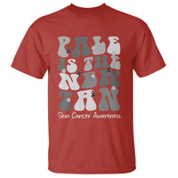 Skin Cancer Warrior T Shirt Pale Is The New Tan
