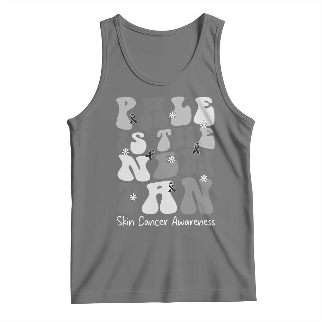 Skin Cancer Warrior Tank Top Pale Is The New Tan