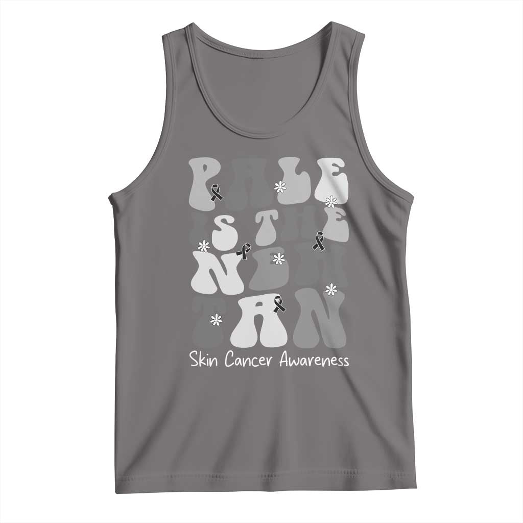Skin Cancer Warrior Tank Top Pale Is The New Tan