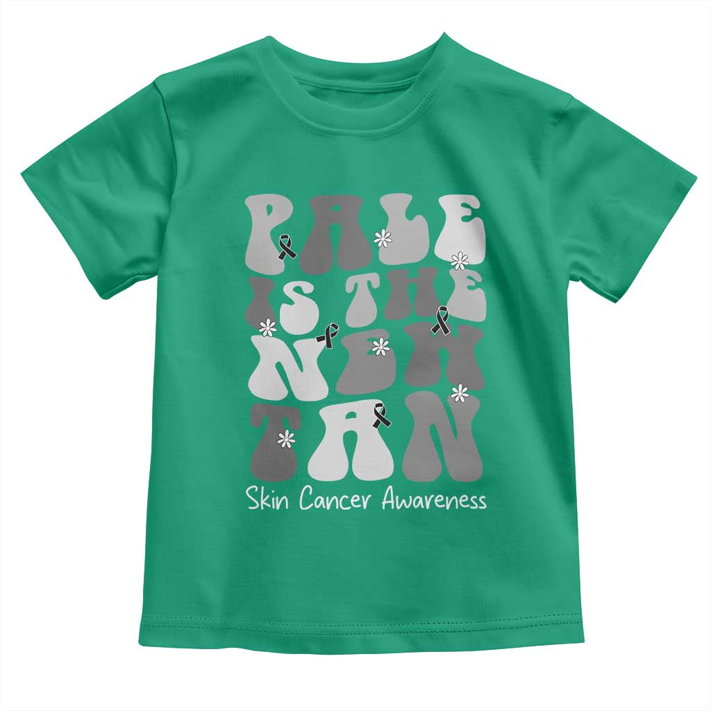 Skin Cancer Warrior Toddler T Shirt Pale Is The New Tan