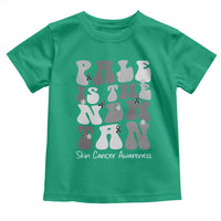 Skin Cancer Warrior Toddler T Shirt Pale Is The New Tan