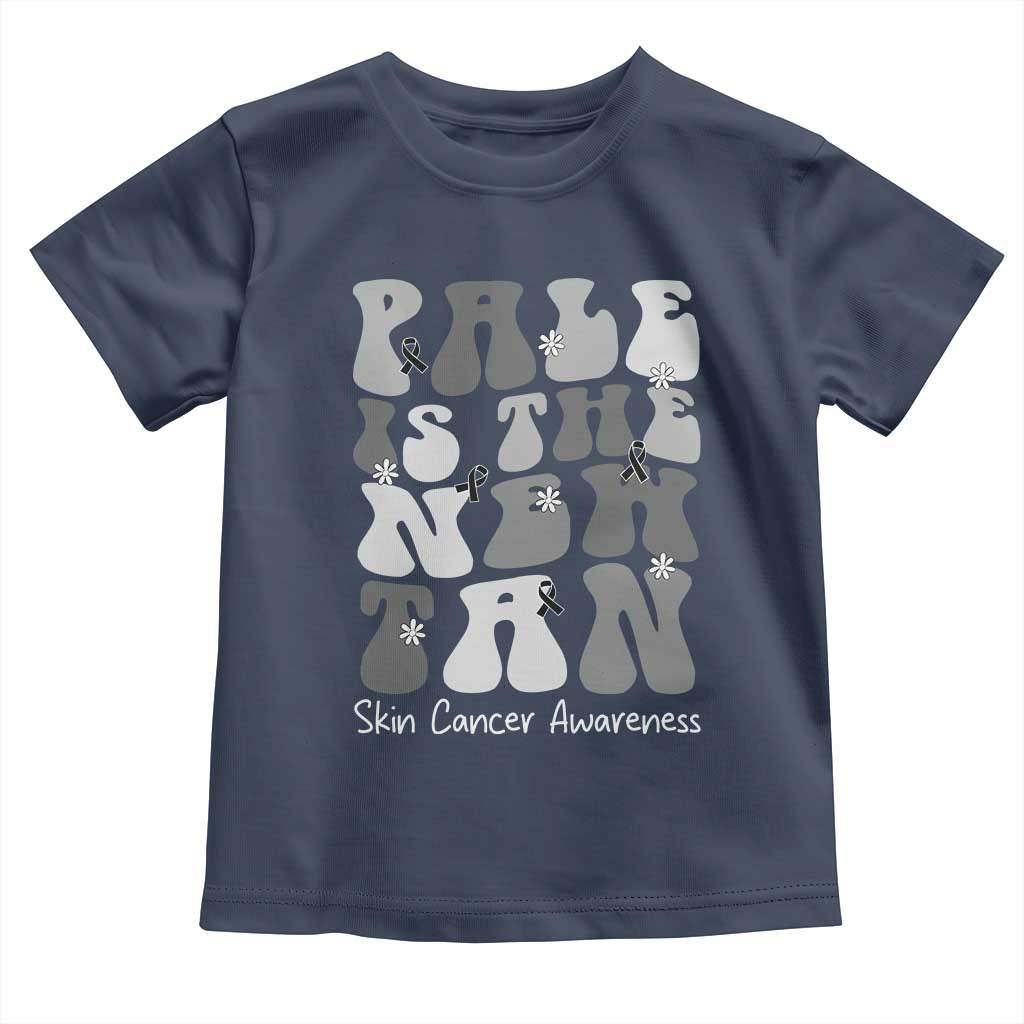 Skin Cancer Warrior Toddler T Shirt Pale Is The New Tan