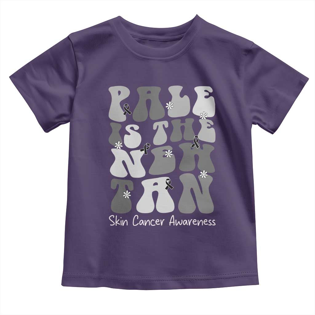 Skin Cancer Warrior Toddler T Shirt Pale Is The New Tan
