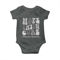 Faith Hope Cure Melanoma Awareness Baby Onesie Skin Cancer Fighter