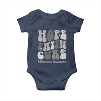 Faith Hope Cure Melanoma Awareness Baby Onesie Skin Cancer Fighter