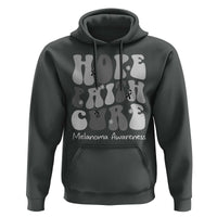 Faith Hope Cure Melanoma Awareness Hoodie Skin Cancer Fighter