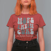 Faith Hope Cure Melanoma Awareness T Shirt For Women Skin Cancer Fighter