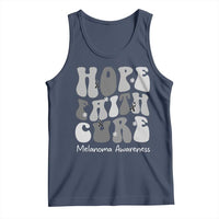 Faith Hope Cure Melanoma Awareness Tank Top Skin Cancer Fighter