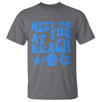 Meet Me At The Beach T Shirt Tropical Summer Vacation Graphic