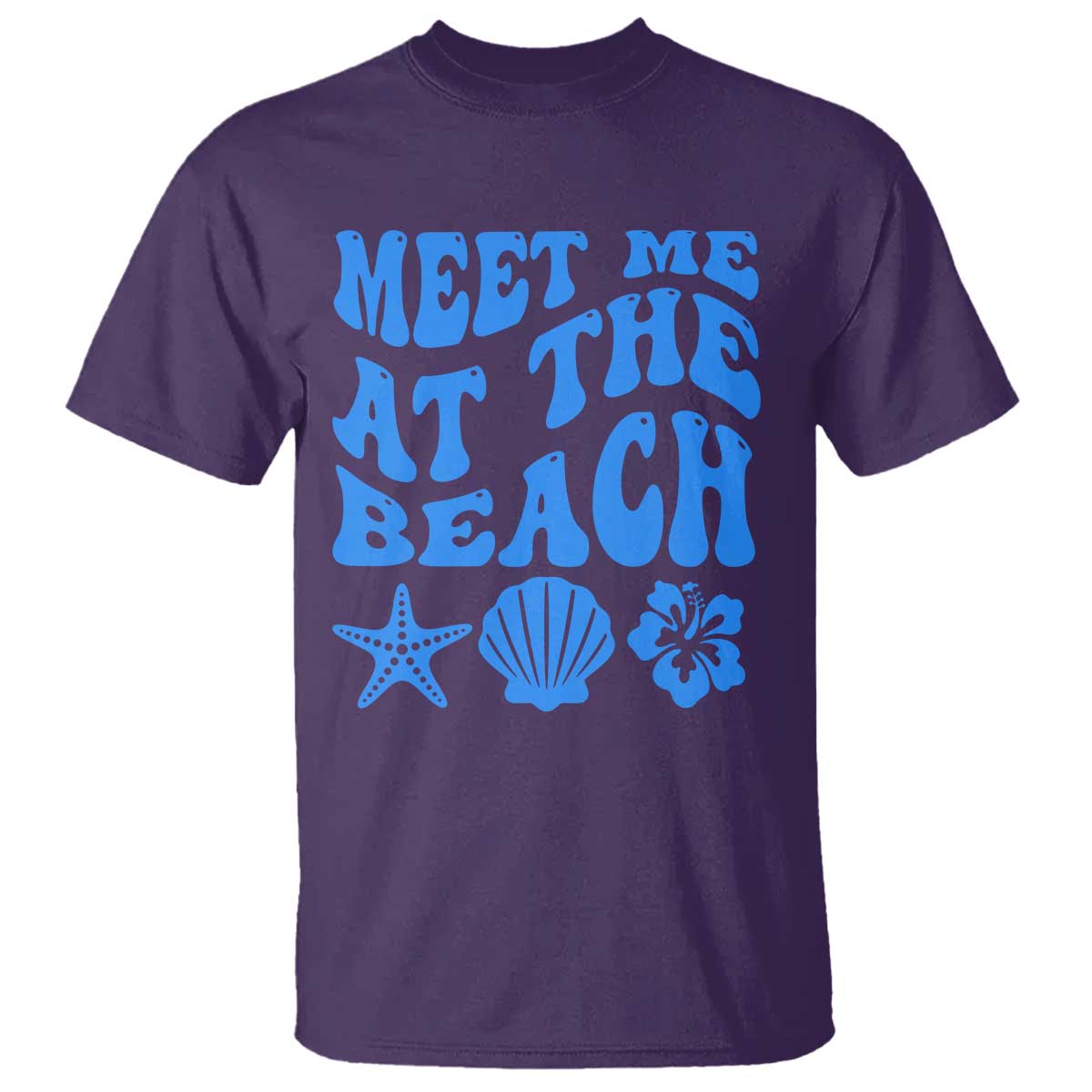 Meet Me At The Beach T Shirt Tropical Summer Vacation Graphic