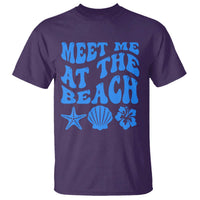 Meet Me At The Beach T Shirt Tropical Summer Vacation Graphic