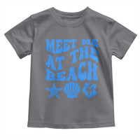 Meet Me At The Beach Toddler T Shirt Tropical Summer Vacation Graphic