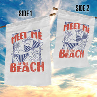 Meet Me At The Beach Garden Flag Summer Girls Trip Bikini Lover Gift
