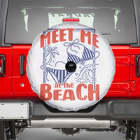 Meet Me At The Beach Spare Tire Cover Summer Girls Trip Bikini Lover Gift