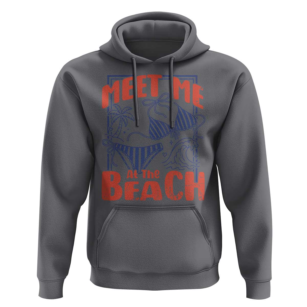Meet Me At The Beach Hoodie Summer Girls Trip Bikini Lover Gift