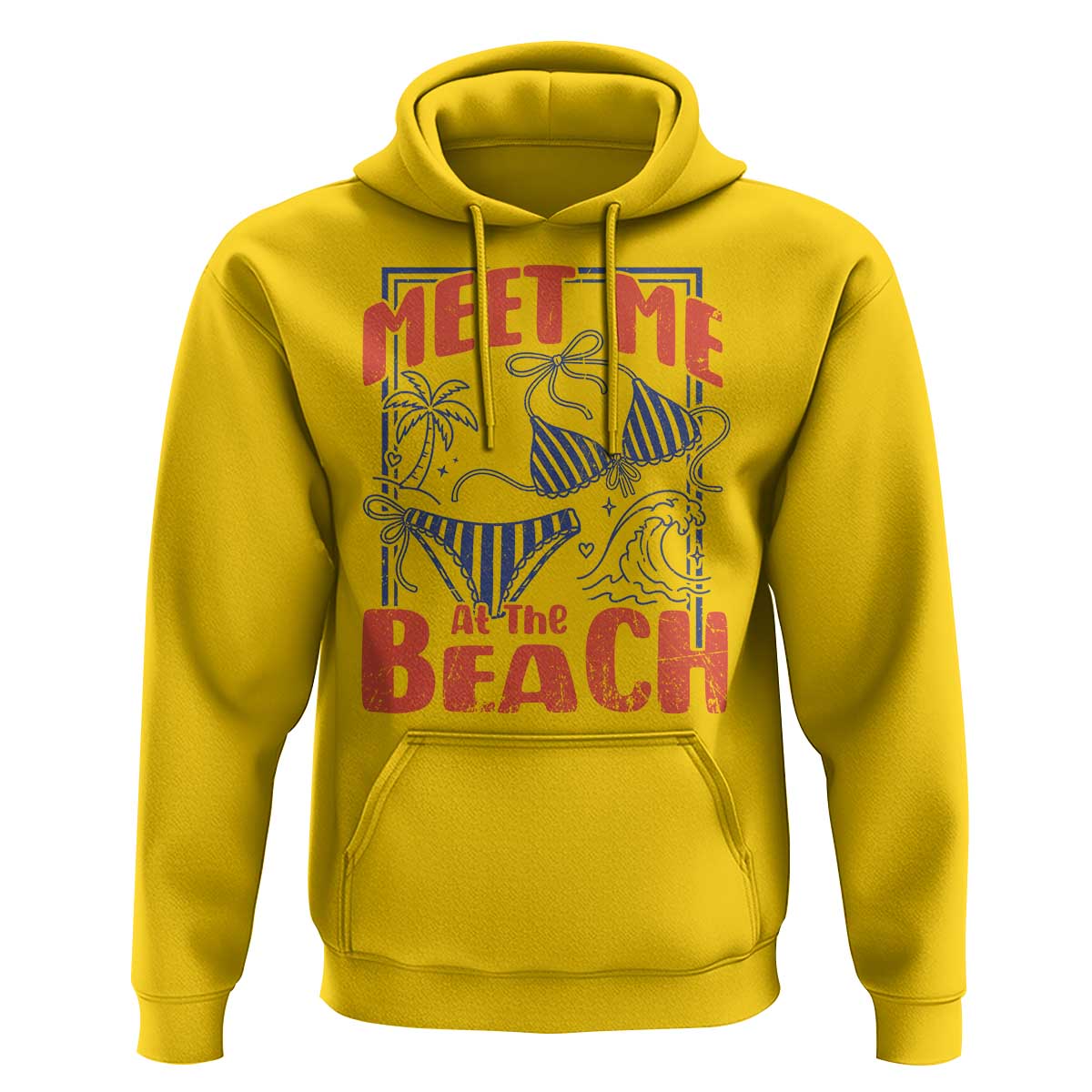 Meet Me At The Beach Hoodie Summer Girls Trip Bikini Lover Gift