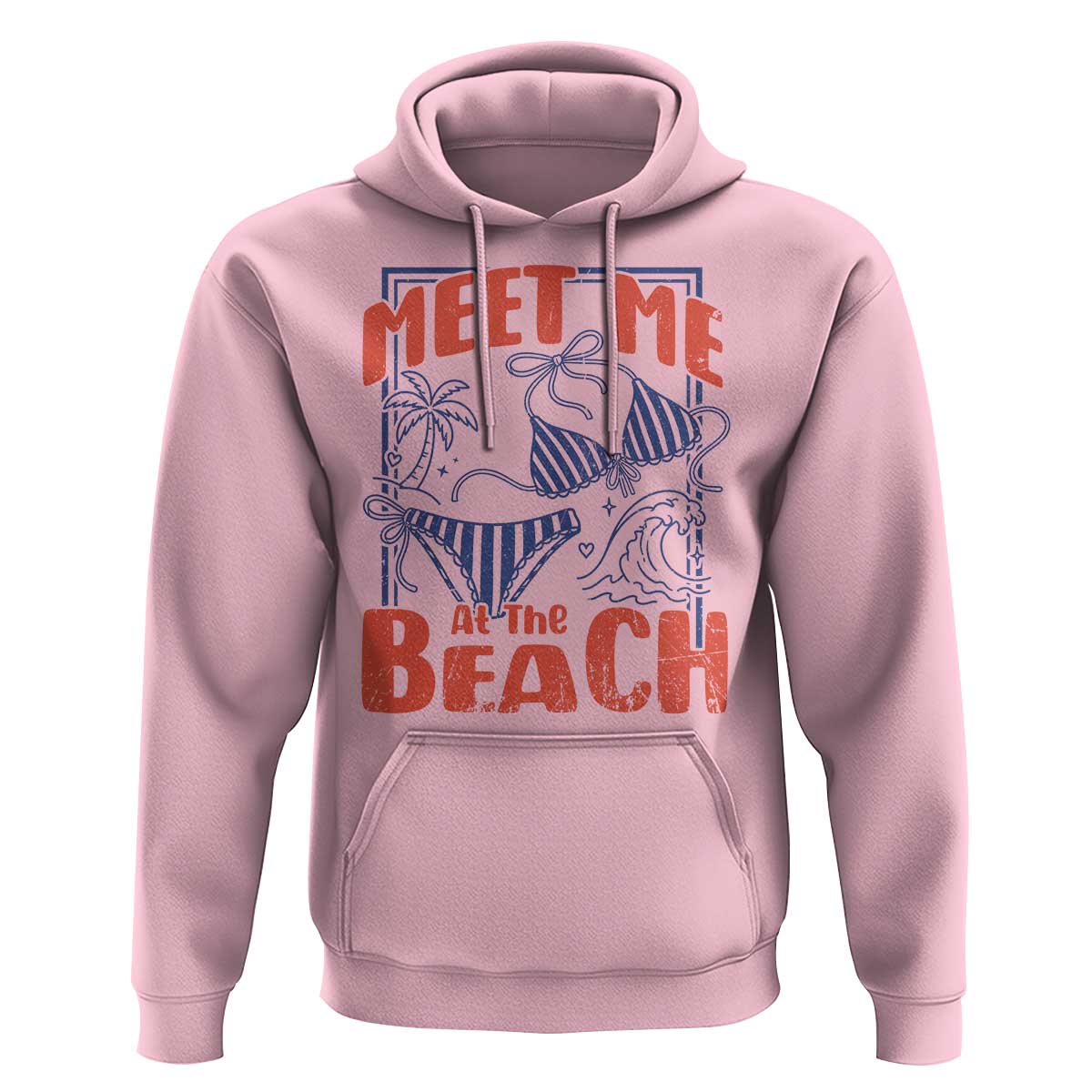 Meet Me At The Beach Hoodie Summer Girls Trip Bikini Lover Gift