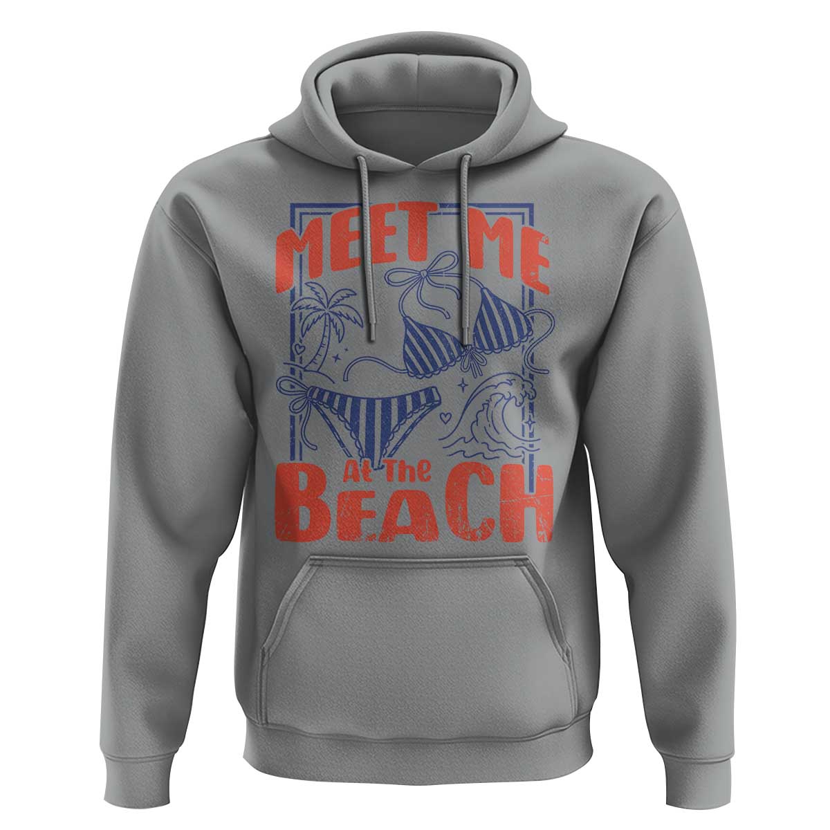 Meet Me At The Beach Hoodie Summer Girls Trip Bikini Lover Gift