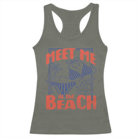 Meet Me At The Beach Racerback Tank Top Summer Girls Trip Bikini Lover Gift