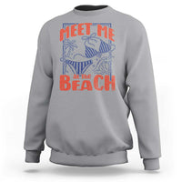 Meet Me At The Beach Sweatshirt Summer Girls Trip Bikini Lover Gift