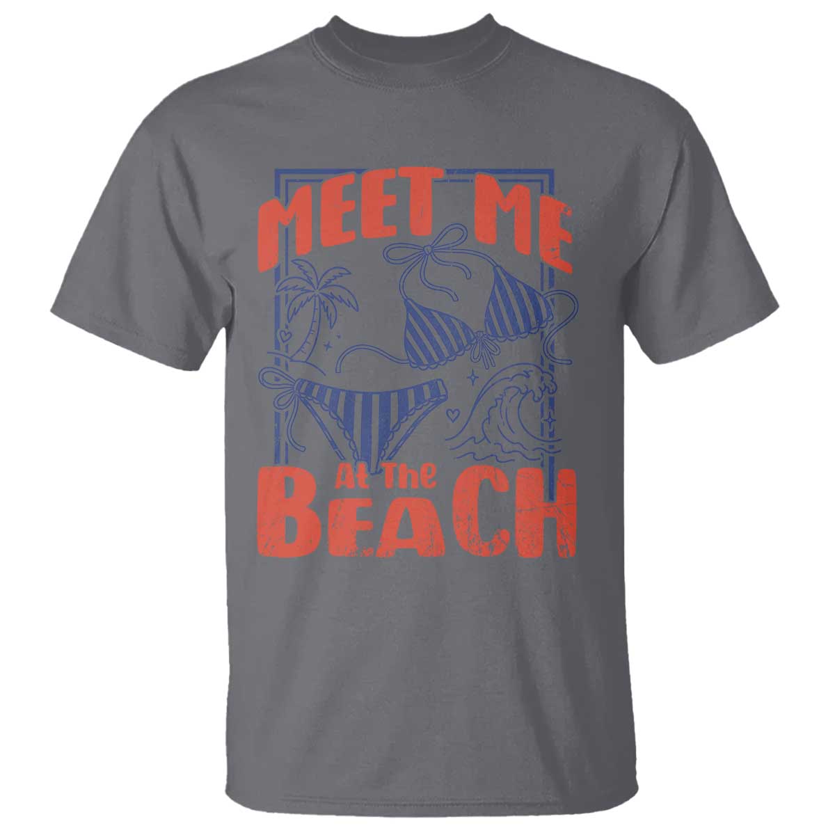 Meet Me At The Beach T Shirt Summer Girls Trip Bikini Lover Gift